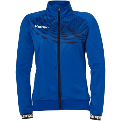 Kempa Training Jacket Wave 26 (100% Polyester, elastic) royal blue/navy blue Women