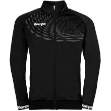 Kempa Training Jacket Wave 26 (100% Polyester, elastic) black/anthracite Men