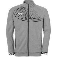 Kempa Training Jacket Wave 26 (100% Polyester, elastic) grey Men