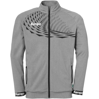 Kempa Training Jacket Wave 26 (100% Polyester, elastic) grey Men