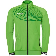 Kempa Training Jacket Wave 26 (100% Polyester, elastic) green Men