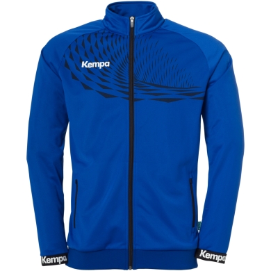 Kempa Training Jacket Wave 26 (100% Polyester, elastic) royal blue/navy blue Men