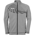 Kempa Training Jacket Wave 26 (100% Polyester, elastic) grey Kids