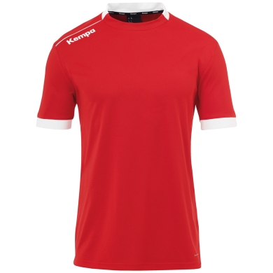 Kempa Sport T-shirt Player Jersey (100% Polyester) red/white Men