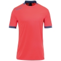 Kempa Sport T-shirt Player Jersey (100% Polyester) red/dark blue Men