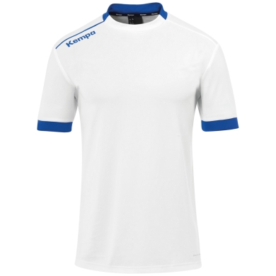 Kempa Sport T-shirt Player Jersey (100% Polyester) white/royal blue Men