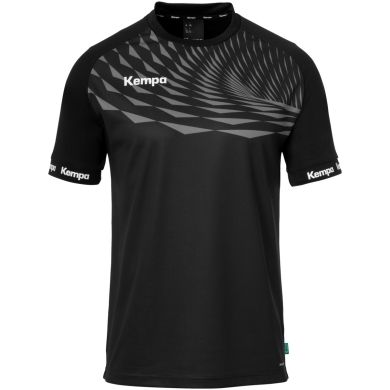 Kempa Sport T-shirt Wave 26 (100% Polyester) black/anthracite Men