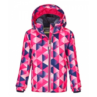 Killtec Winter Jacket Viewy (windproof, waterproof, snow guard) pink/blue toddlers