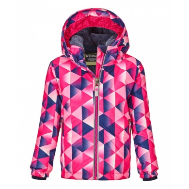 Killtec Winter Jacket Viewy (windproof, waterproof, snow guard) pink/blue toddlers