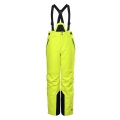 Killtec Winter Ski Trousers KSW 79 (waterproof, breathable, PFC-free, snow guard, edge protection) lime green Children