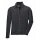 Killtec Knitted Fleece Jacket Kow 136 with Stand-up Collar in Herringbone Look - 2-Way Stretch - Anthracite Grey Men