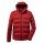 Killtec Quilted Jacket Kow 151 with Hood - Water and Wind Resistant - Red Men