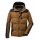 Killtec Winter Quilted Jacket Kow 152 (removable hood, water and wind resistant) curry yellow Men