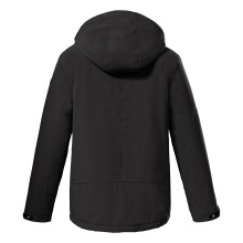 Killtec Winter Jacket Kow 206 Down Look with Hood (wind and waterproof, breathable, PFC-free) black Kids