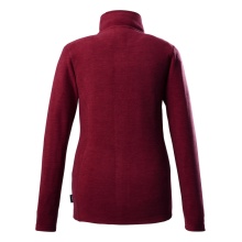 Killtec Fleece Jacket FLC (stand-up collar, warm, soft) dark red Women