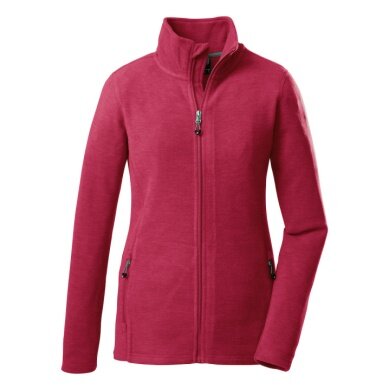 Killtec Fleece Jacket FLC (Stand-up collar, warm, soft) raspberry pink Women