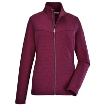 Killtec Powerstretch Jacket with Stand-up Collar (suitable as an outer layer or midlayer) dark pink Women