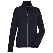 Killtec Powerstretch Jacket with Stand-up Collar (suitable as an outer layer or midlayer) navy blue Women