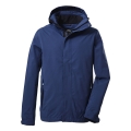 Killtec Functional Jacket KOS 87 with detachable hood (waterproof, windproof) dark blue Men