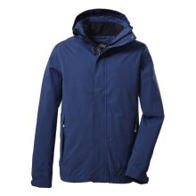 Killtec Functional Jacket KOS 87 with detachable hood (waterproof, windproof) dark blue Men