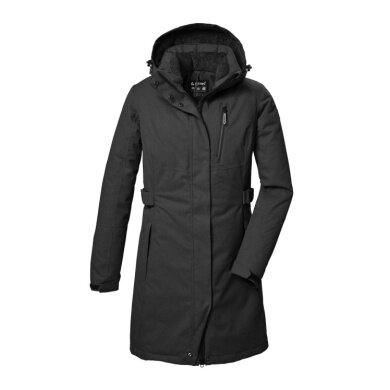 Killtec Winter Functional Parka KOW 303 Parka with Hood (breathable, windproof) anthracite grey Ladies