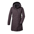 Killtec Winter Functional Parka KOW 303 Parka with Hood (breathable, windproof) mauve violet ladies