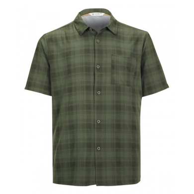 Killtec Hiking Short-Sleeve Shirt KOS 98 (with chest pocket) olive green Men