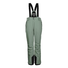 Killtec Winter Trousers - Ski Trousers with Detachable Straps (Waterproof and Windproof) Green Grey Women