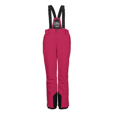 Killtec Winter Trousers - Ski Trousers with Removable Straps (Waterproof and Windproof) Neon Pink Women