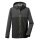 Killtec Softshell Jacket KOS 219 (Hood, wind and water repellent) anthracite grey Boys