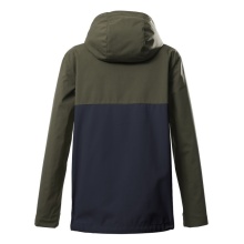 Killtec Softshell Jacket KOS 219 (Hood, wind and water repellent) dark olive green Boys