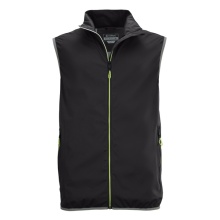 Killtec Softshell Vest Trin (windproof, water-repellent, PFC-free, 2-layer) anthracite grey Men