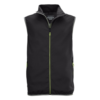 Killtec Softshell Vest Trin (windproof, water-repellent, PFC-free, 2-layer) anthracite grey Men