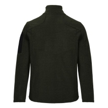 Killtec Knitted Fleece Jacket Kow 28 with Stand-up Collar (high wearing comfort) dark olive green Men