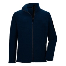 Killtec Knitted Fleece Jacket Kow 28 with Stand-up Collar (high wearing comfort) dark petrol Men