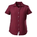 Killtec hiking blouse short sleeve KOS 77 (4-way stretch, quick-drying) dark red women