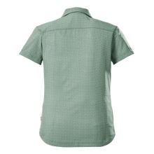 Killtec hiking blouse short sleeve KOS 77 (4-way stretch, quick-drying) pistachio green women