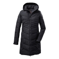 Killtec Winter Down Coat with Detachable Hood (Parka, Water and Wind Resistant) Black Women