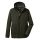 Killtec 3in1 Winter Jacket with detachable hood and zip-in fleece jacket (water/windproof) dark olive green Men