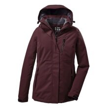 Killtec Winter Jacket KOW 140 with Hood (waterproof and windproof) burgundy Women