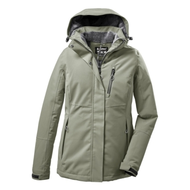 Killtec Winter Jacket KOW 140 with Hood (waterproof and windproof) light green Women