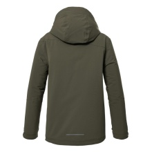 Killtec Winter Jacket KOW 159 with Hood (Functional Jacket, Wind and Waterproof) Olive Green Boys