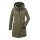 Killtec winter coat with detachable hood (waterproof and windproof, parka) olive green women