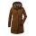 Killtec Winter coat with detachable hood (waterproof and windproof, Parka) curry yellow Women