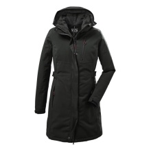 Killtec Winter coat with detachable hood (waterproof and windproof, Parka) dark olive green Women