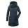 Killtec Winter coat with detachable hood (waterproof and windproof, parka) petrol blue women