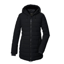 Killtec Winter Quilted Parka KOW 55 QLTD Parka with Hood (breathable, windproof, water-repellent) black ladies