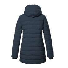 Killtec Winter Quilted Parka KOW 55 QLTD Parka with Hood (breathable, windproof, water-repellent) petrol blue ladies