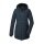 Killtec Winter Quilted Parka KOW 55 QLTD Parka with Hood (breathable, windproof, water-repellent) petrol blue ladies