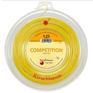 Kirschbaum Tennis String Competition (Durability+Control) yellow 200m roll